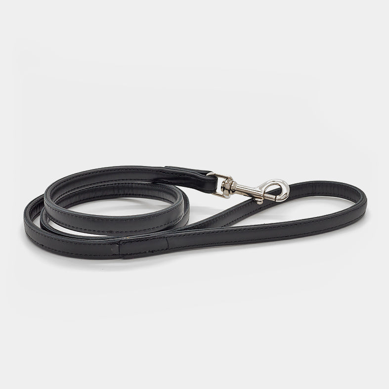 Guinzaglio Classico in Pelle NERO