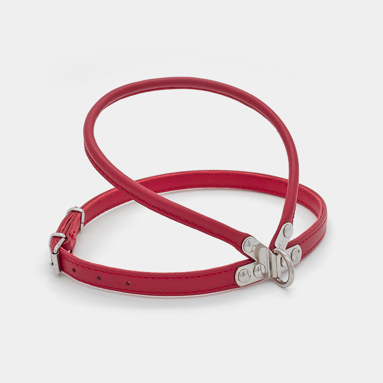 Pettorina in Pelle ROSSA