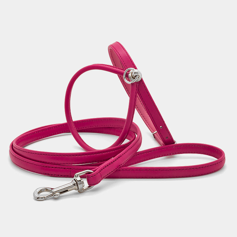 Pettorina in Pelle FUCSIA