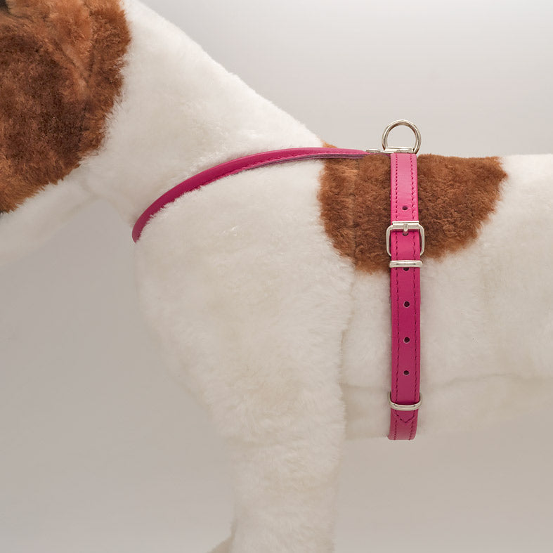 Pettorina in Pelle FUCSIA