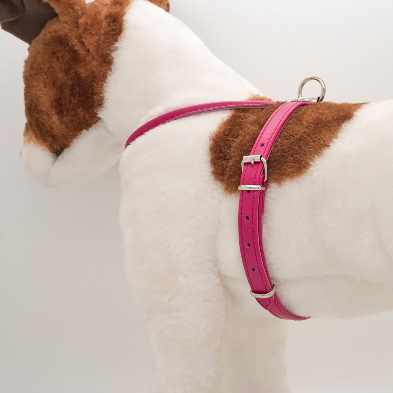 Pettorina in Pelle FUCSIA