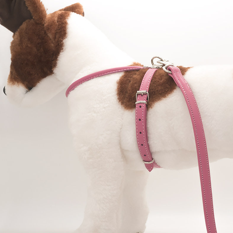 Pettorina in Pelle ROSA