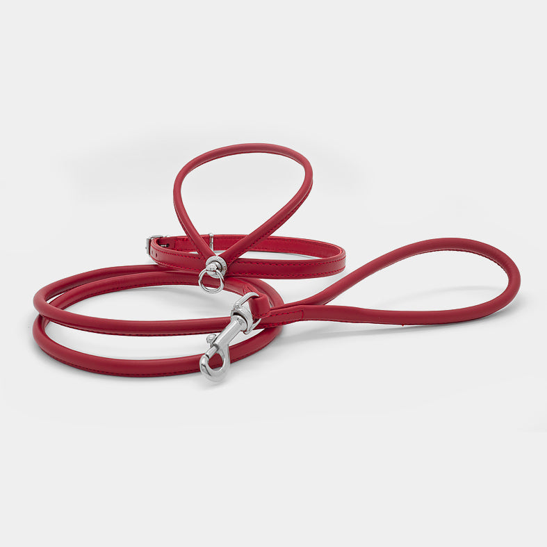 Pettorina in Pelle ROSSA