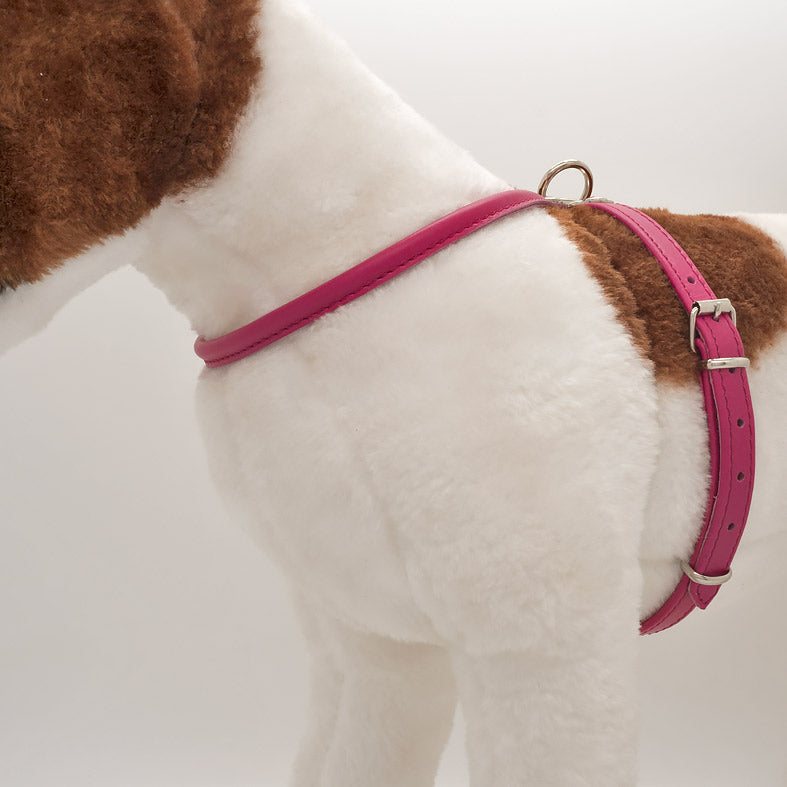 Pettorina in Pelle FUCSIA