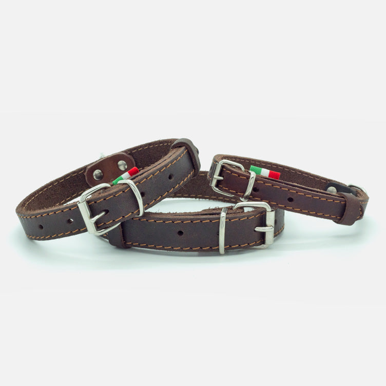 Collare in Pelle Soft MORO