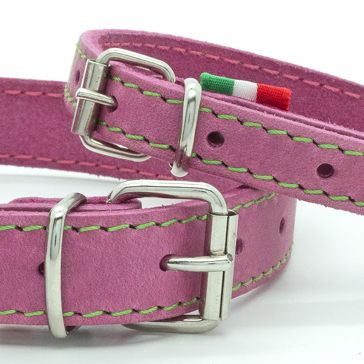 Collare in Pelle Soft ROSA