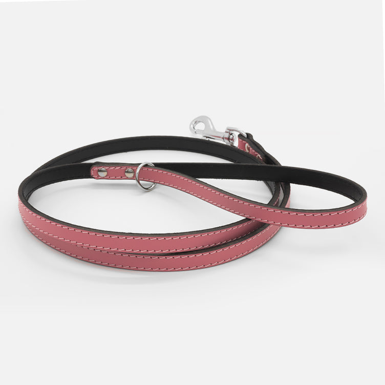 Guinzaglio in Pelle ROSA BONE