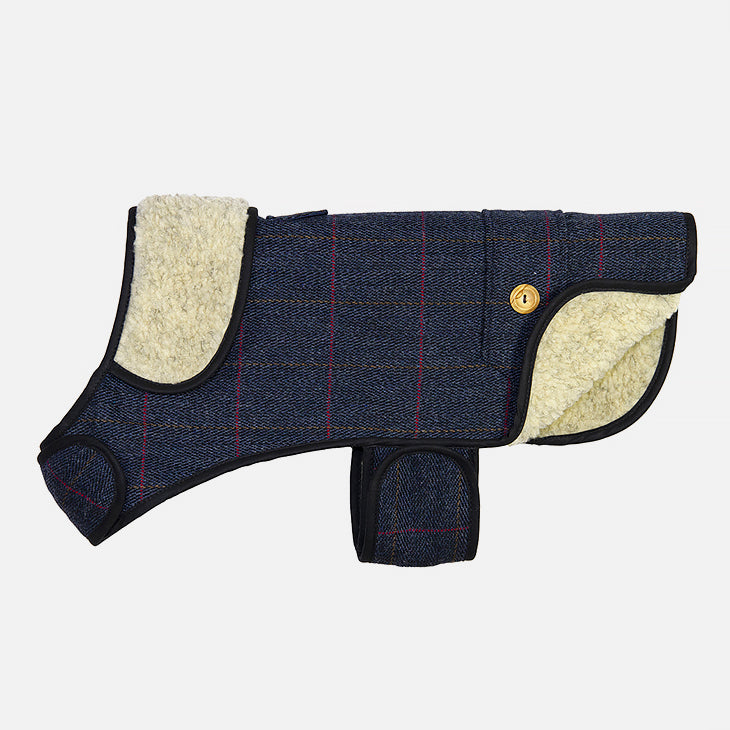 CAPPOTTINO IN TWEED BLU