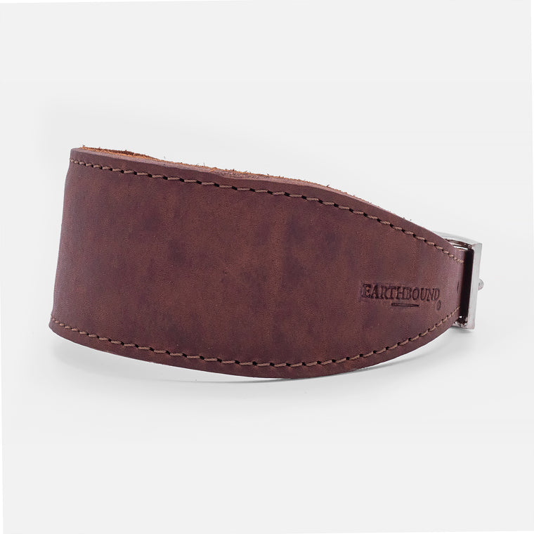 Collare in Pelle per Levrieri BROWN