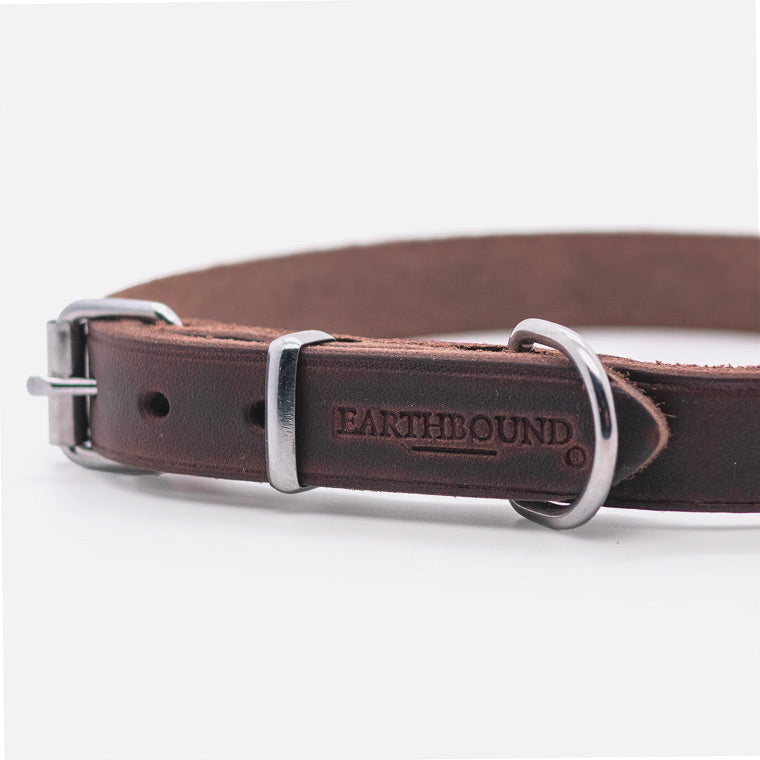 Collare in Pelle Soft Country BROWN