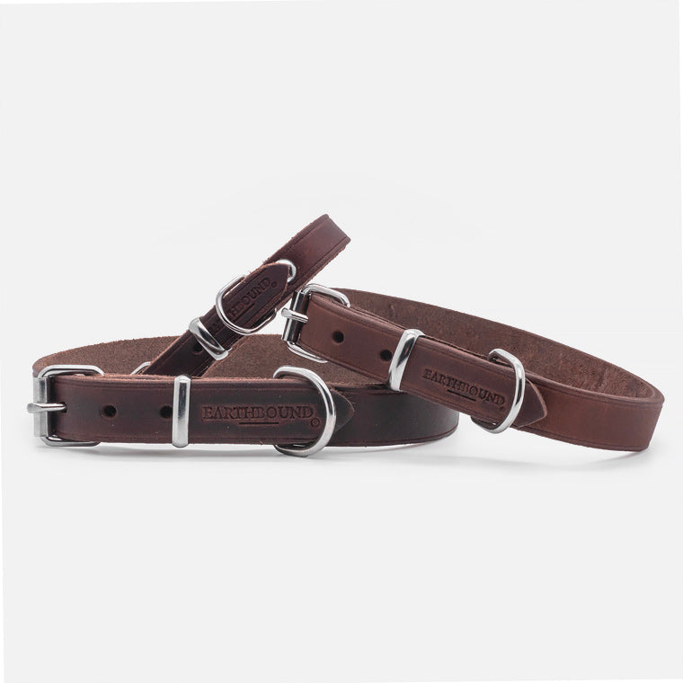 Collare in Pelle Soft Country BROWN