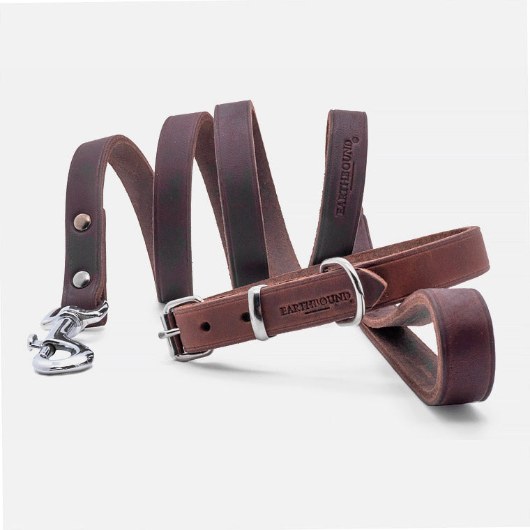 Collare in Pelle Soft Country BROWN