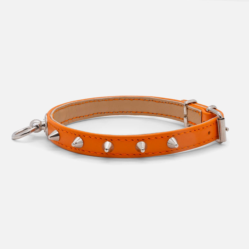 Collare in Pelle Arancio CONI