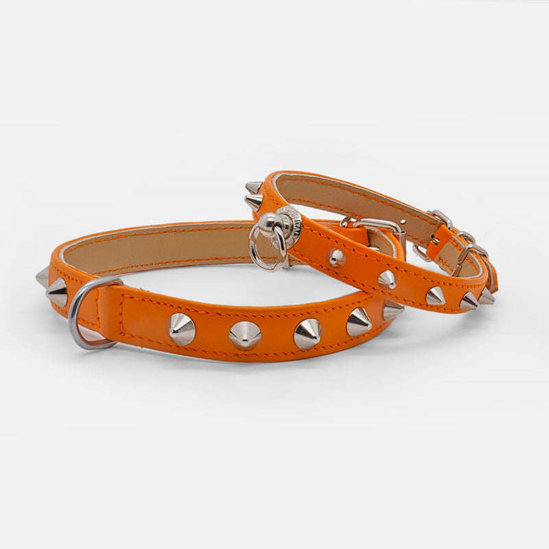 Collare in Pelle Arancio CONI