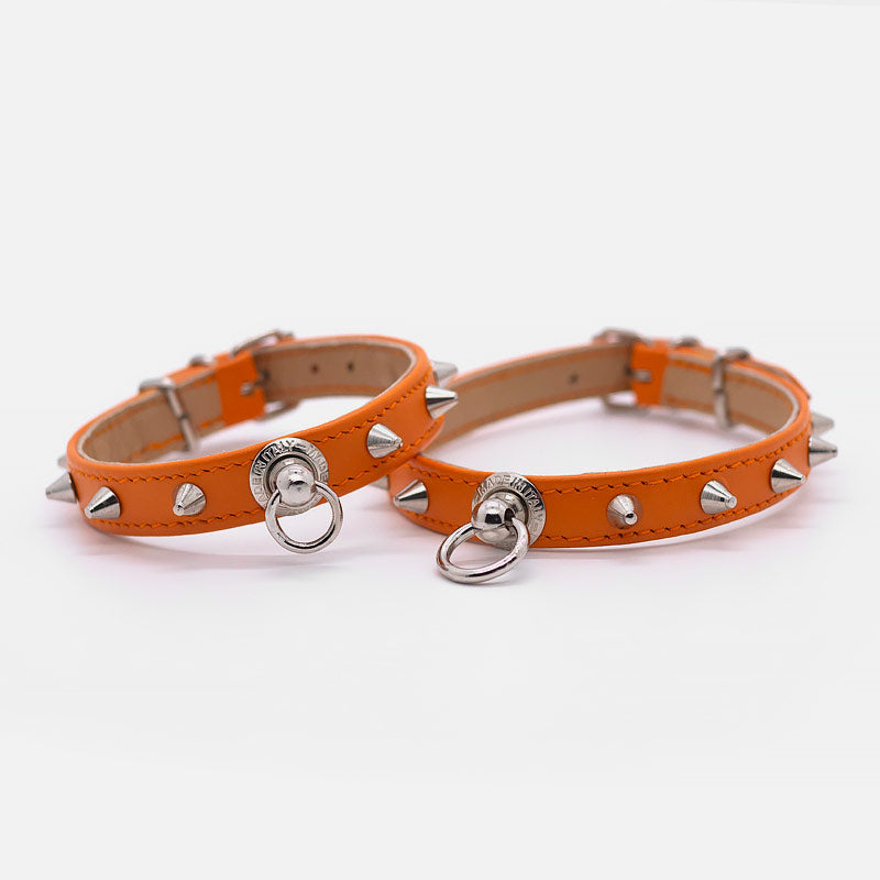 Collare in Pelle Arancio CONI
