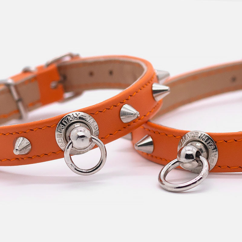 Collare in Pelle Arancio CONI