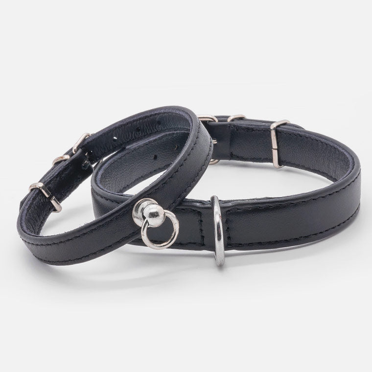 Collare in Pelle NERO