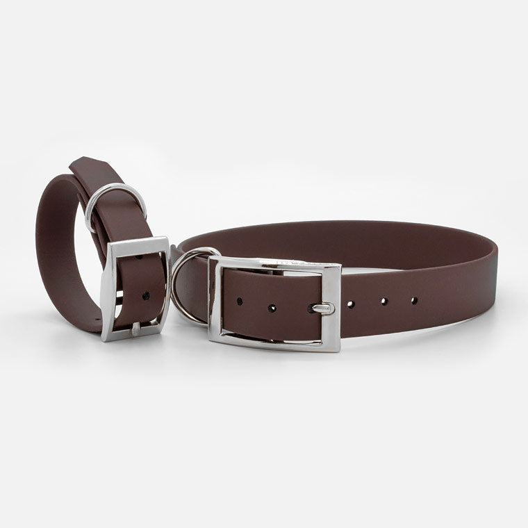 Collare in Biothane Brown H25mm