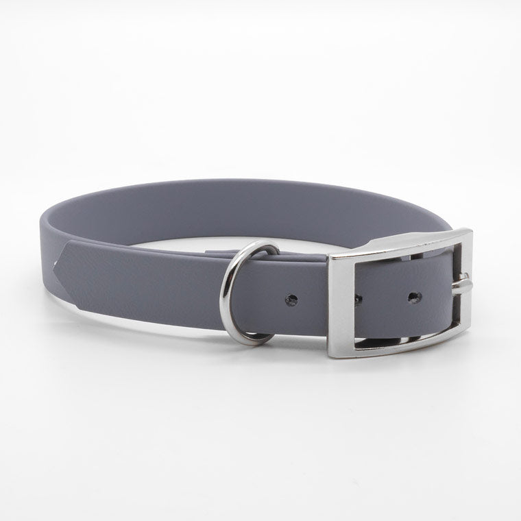 Collare in Biothane Grey H19mm