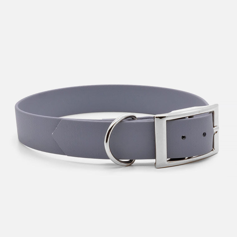 Collare in Biothane Grey H25mm