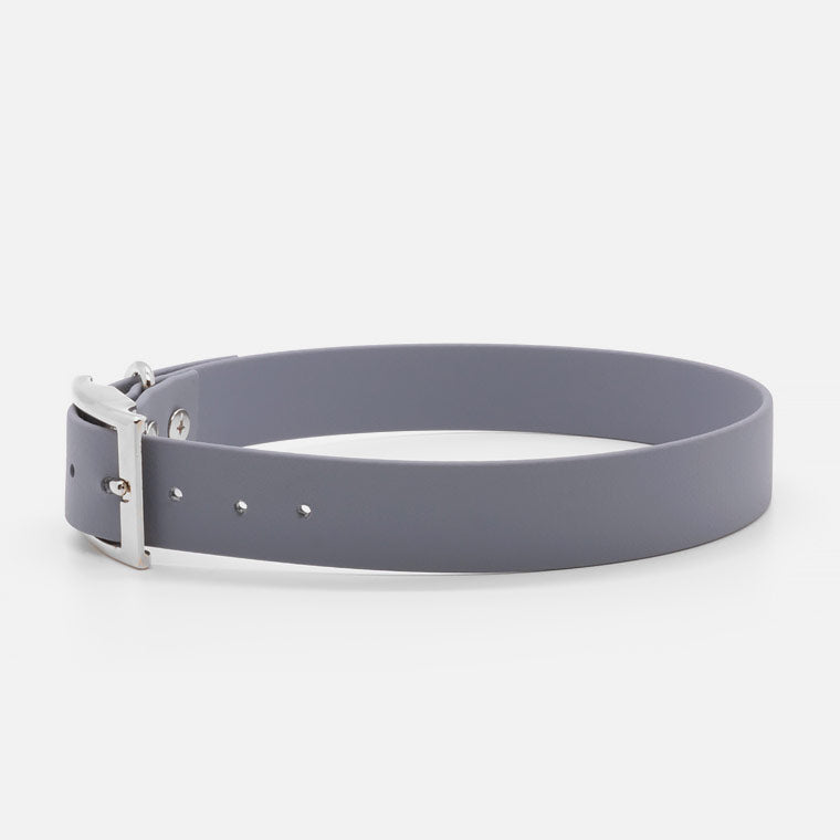 Collare in Biothane Grey H25mm