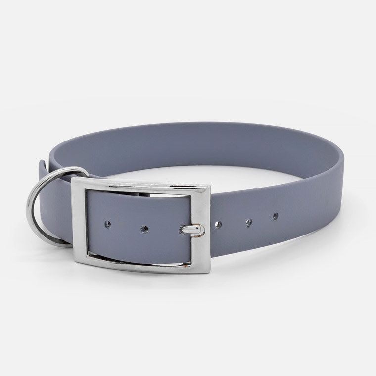 Collare in Biothane Grey H25mm