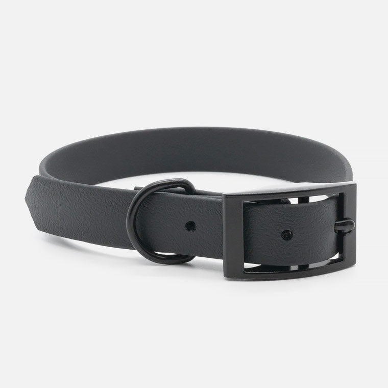 Collare in Biothane Nero H19mm