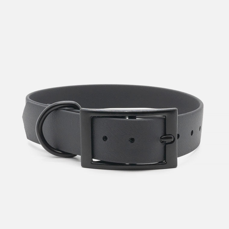 Collare in Biothane Nero H25mm