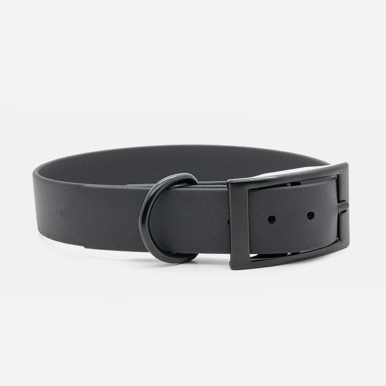 Collare in Biothane Nero H25mm