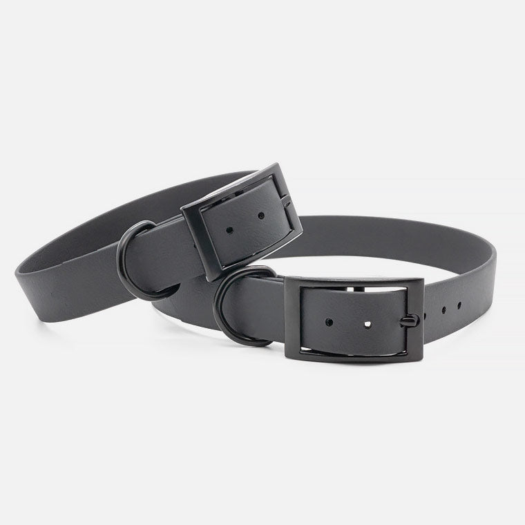 Collare in Biothane Nero H25mm