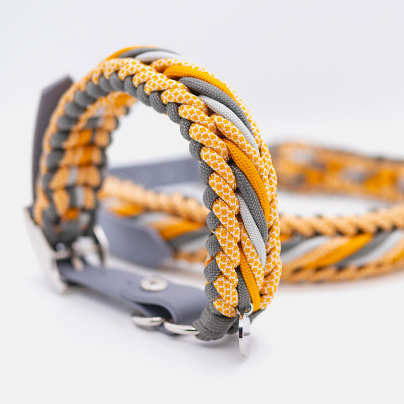 Collare in Paracord ACCIAROLI Caramella