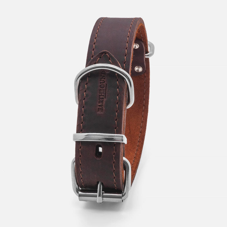 Collare in pelle Brown OX