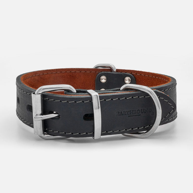 Collare in pelle Black OX