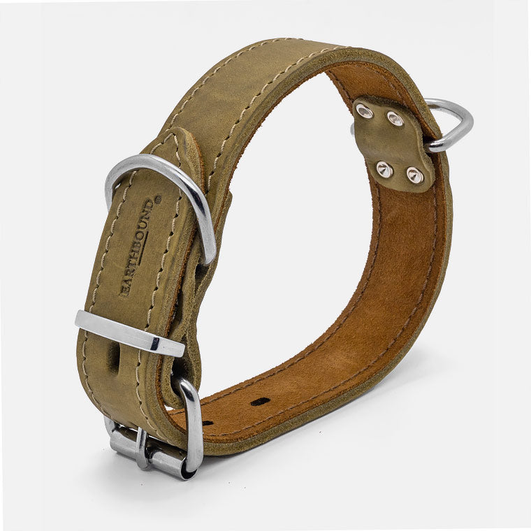 Collare in pelle Green OX