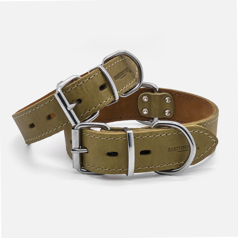 Collare in pelle Green OX
