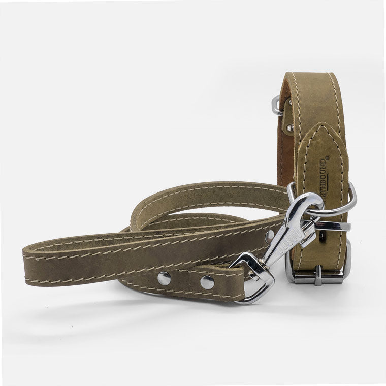 Collare in pelle Green OX