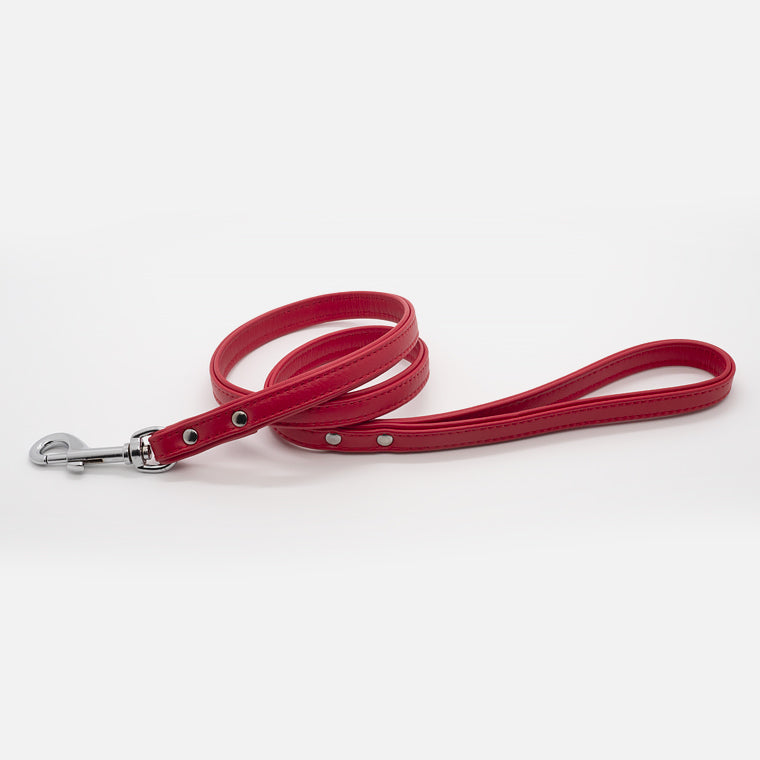 Guinzaglio in pelle DOUBLE RED