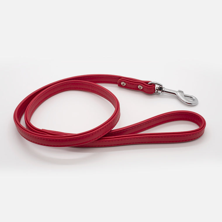 Guinzaglio in pelle DOUBLE RED