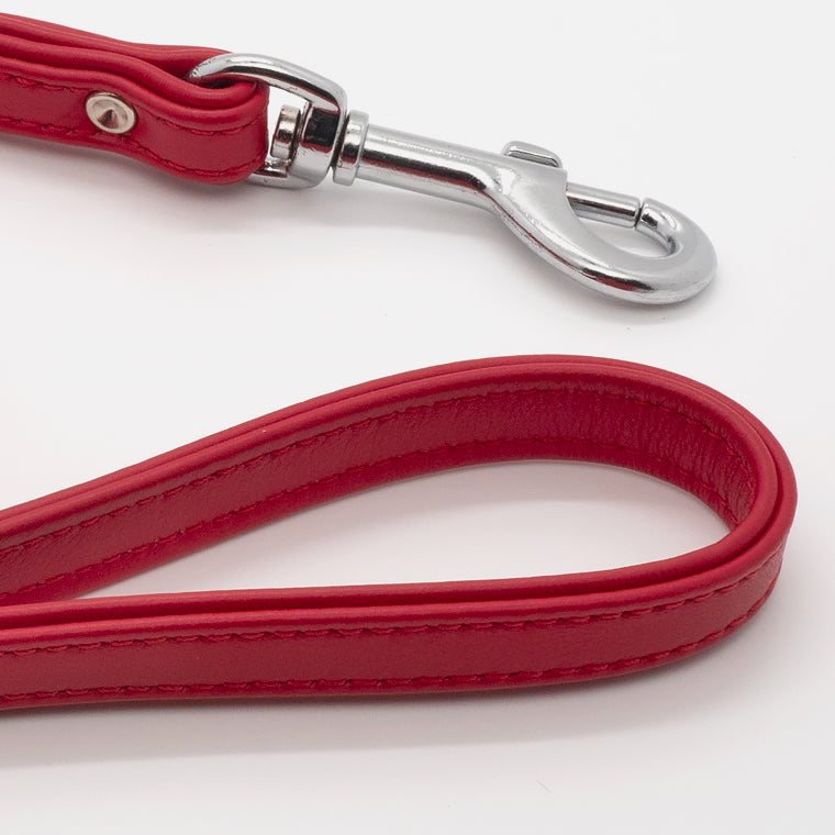 Guinzaglio in pelle DOUBLE RED