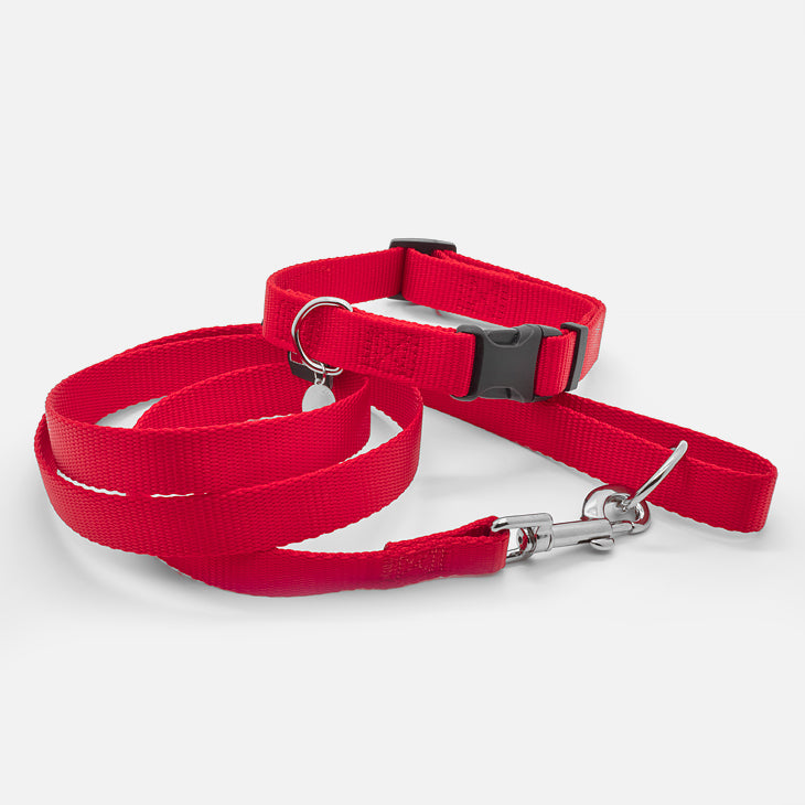 Guinzaglio in Nylon EASY ROSSO