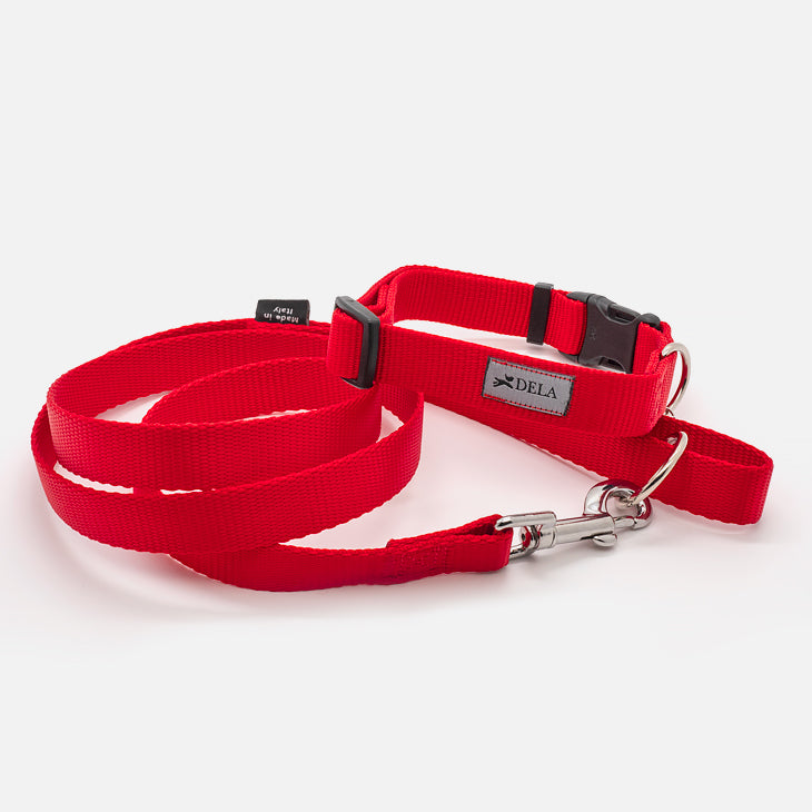 Guinzaglio in Nylon EASY ROSSO