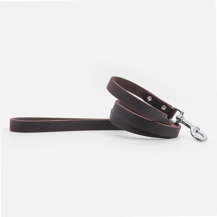 Guinzaglio in Pelle Soft Country BROWN