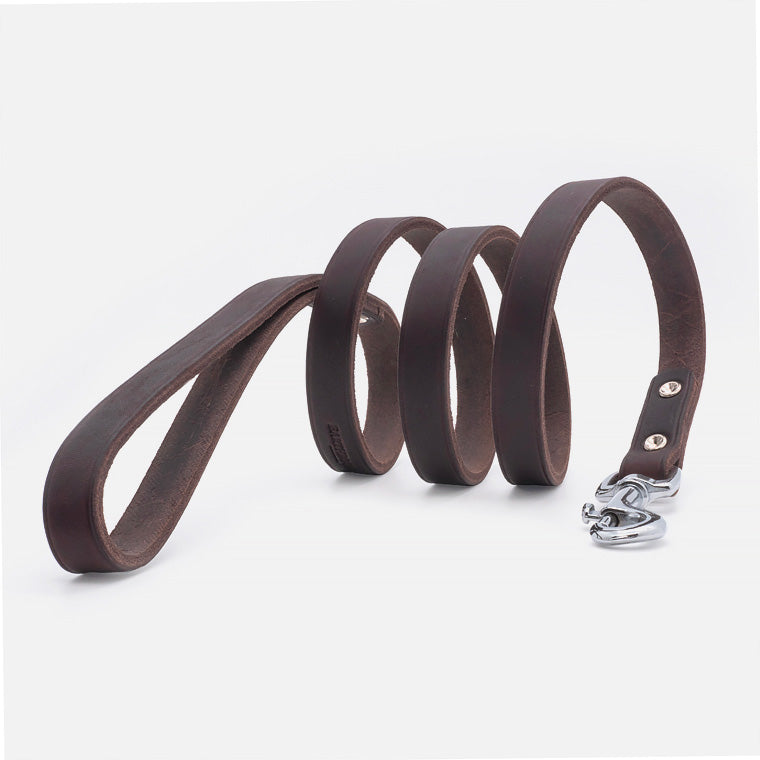 Guinzaglio in Pelle Soft Country BROWN