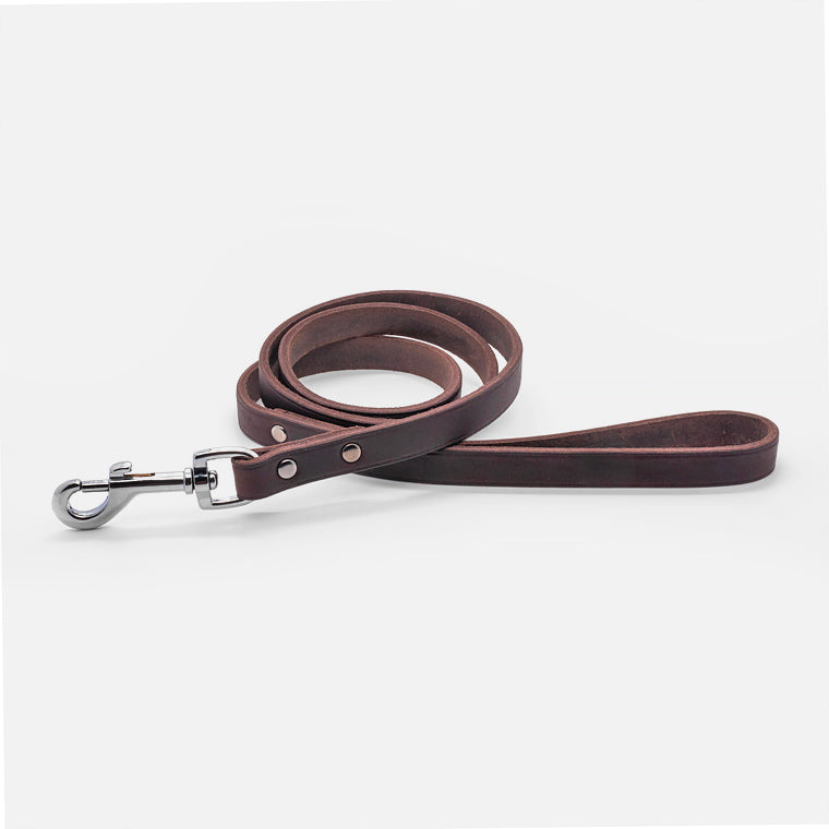 Guinzaglio in Pelle Soft Country BROWN