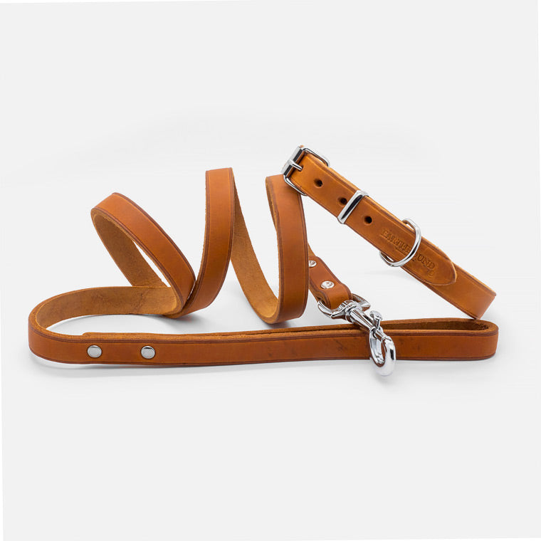 Guinzaglio in Pelle Soft Country SABBIA