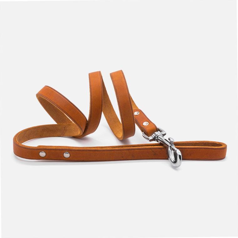 Guinzaglio in Pelle Soft Country SABBIA