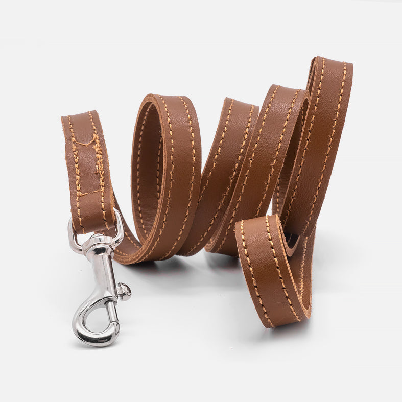 Guinzaglio Piatto in Pelle COLONIALE