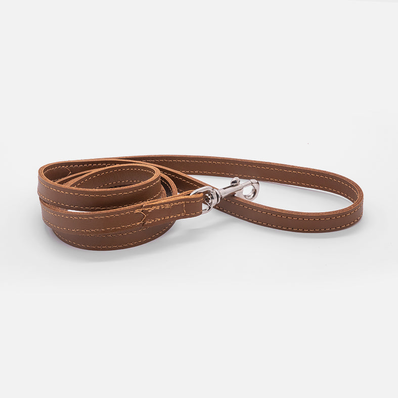 Guinzaglio Piatto in Pelle COLONIALE
