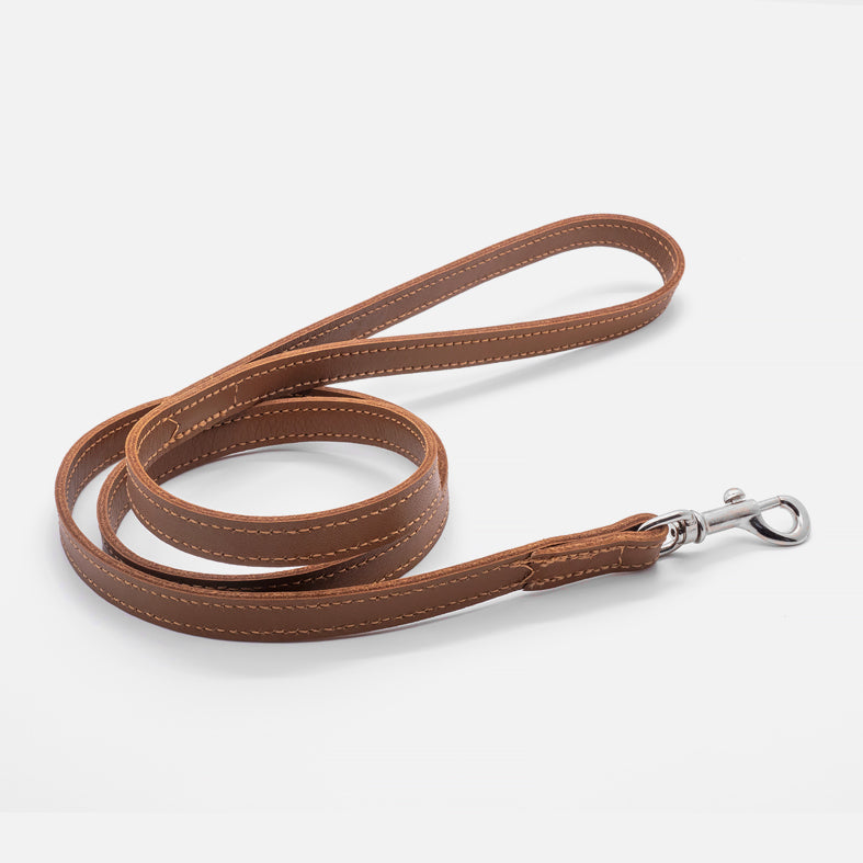 Guinzaglio Piatto in Pelle COLONIALE