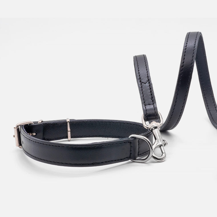 Collare in Pelle NERO